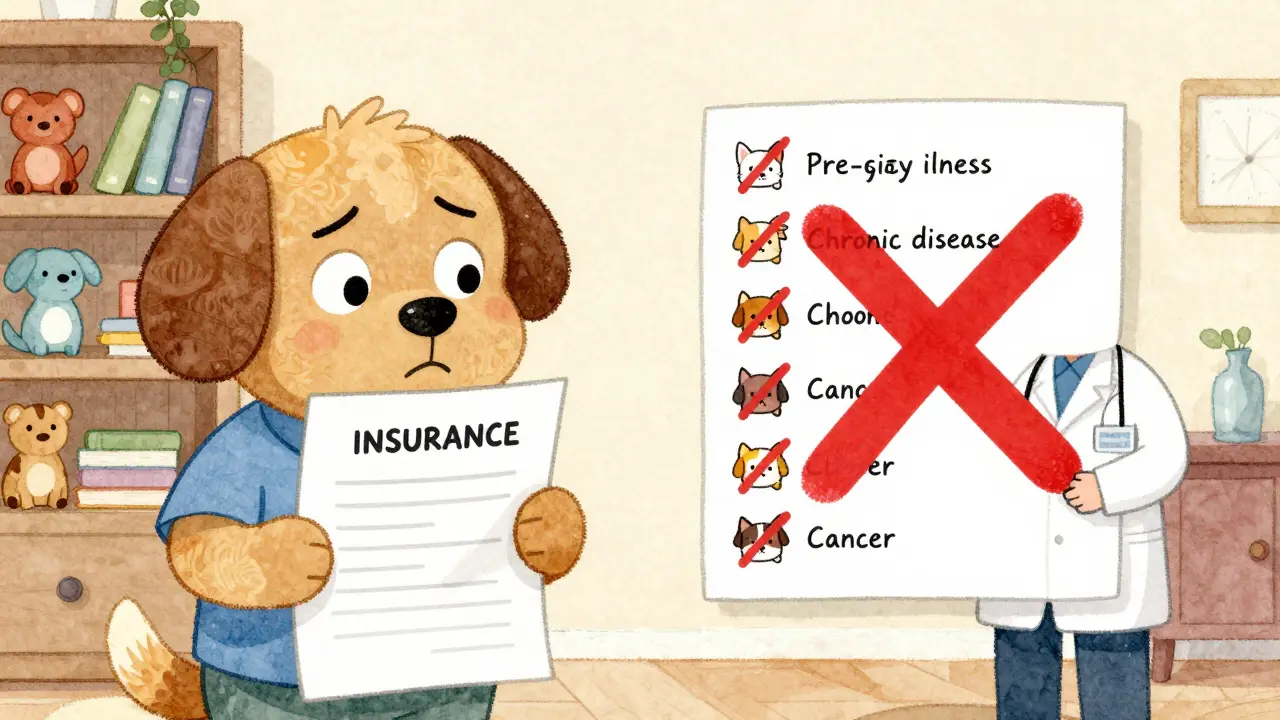 Что не покрывает страховка питомца: основные исключения и нестраховые случаи в России