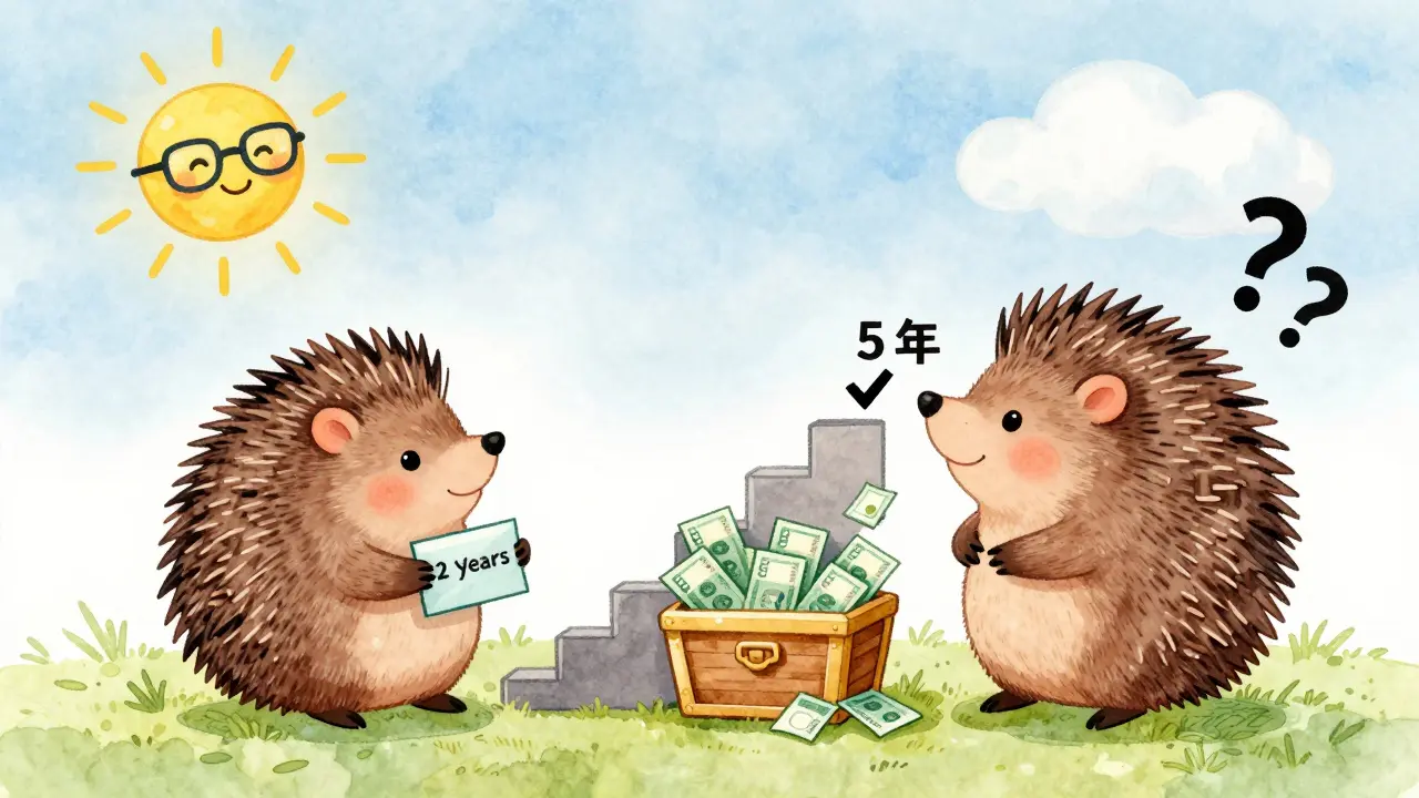 Ежик с НСЖ и ежик с вкладом сравнивают сроки накопления