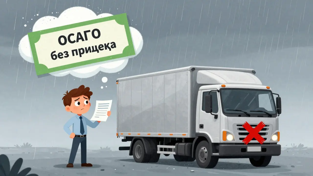 Грузовой прицеп без страховки под угрозой финансовых потерь.