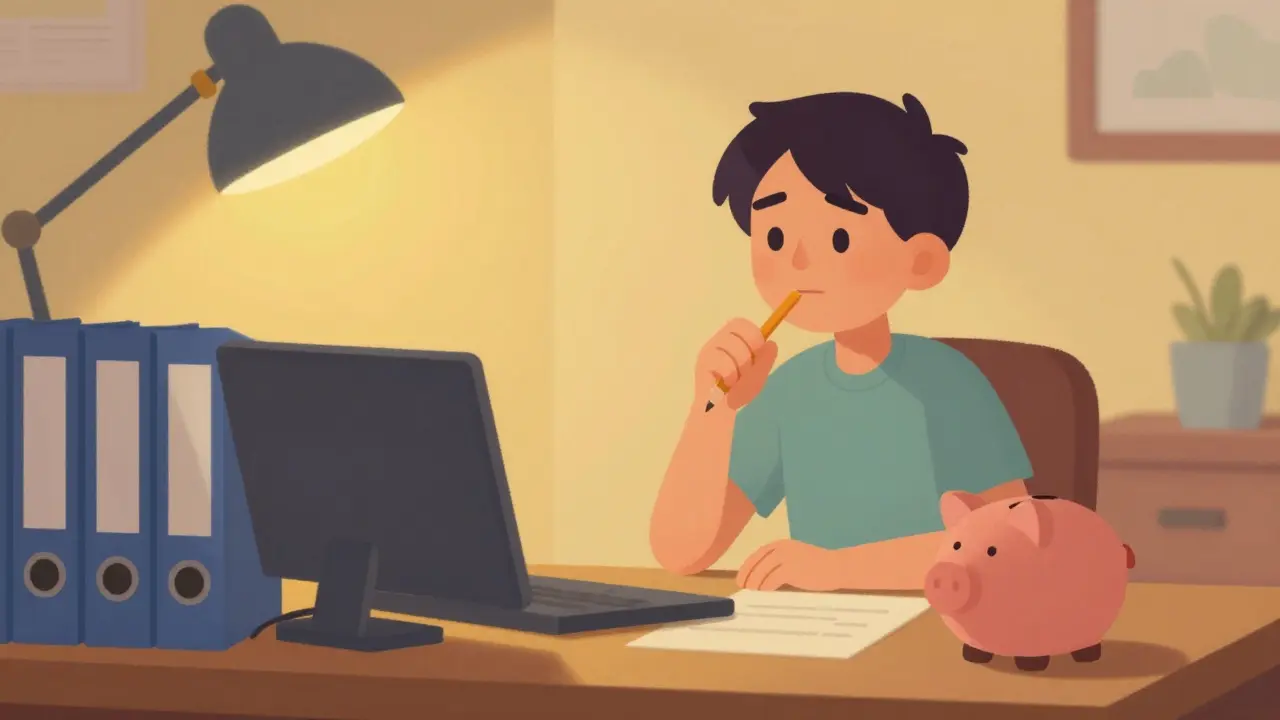 Подсчет расходов и изучение страховых документов дома.