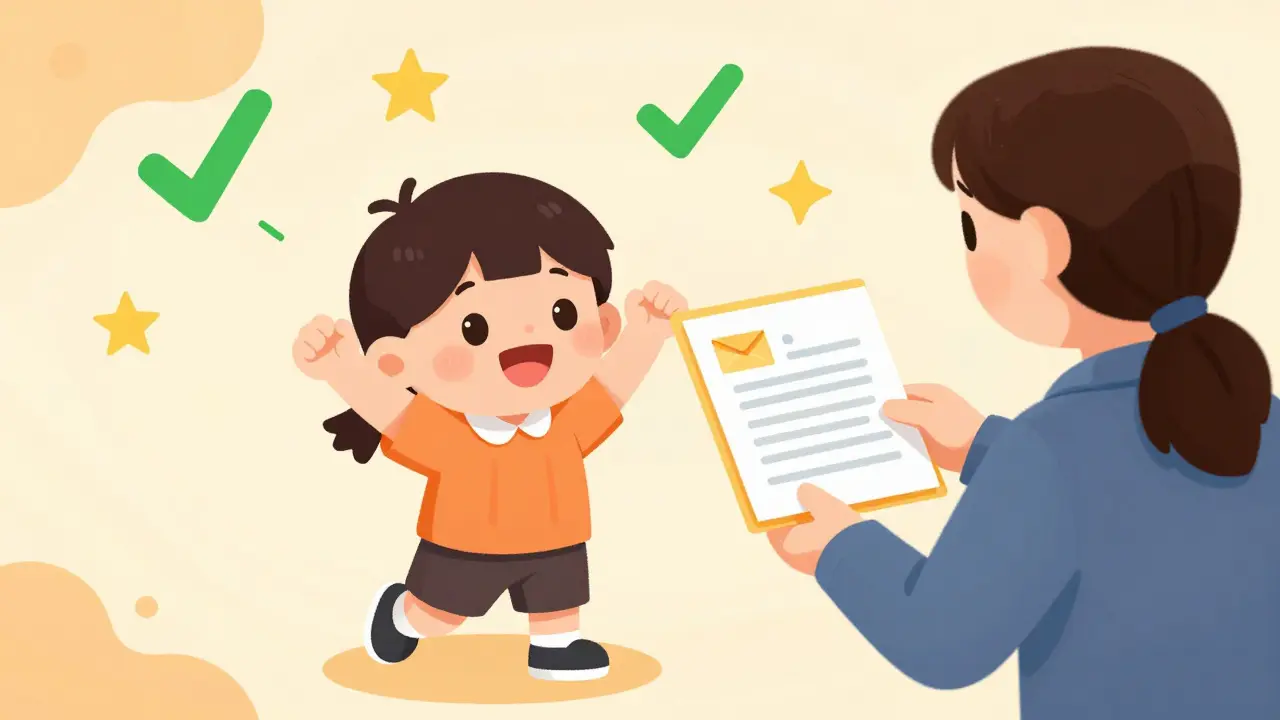 Радостный человек получил одобрение страхового возмещения