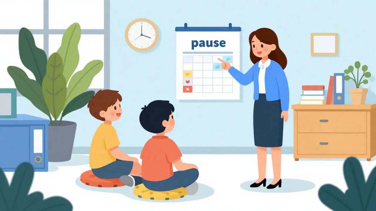 Клиент обсуждает перерыв в платежах с дружелюбным менеджером в офисе