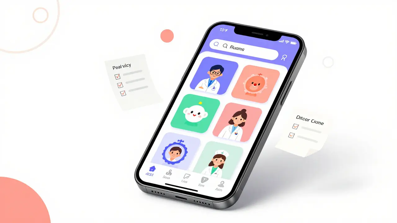 Приложение медицинской страховки на телефоне