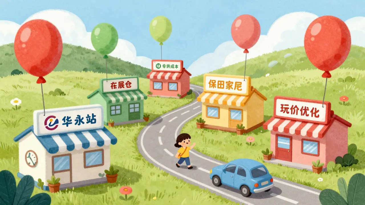 Водитель сравнивает цены в разных страховых компаниях-магазинчиках